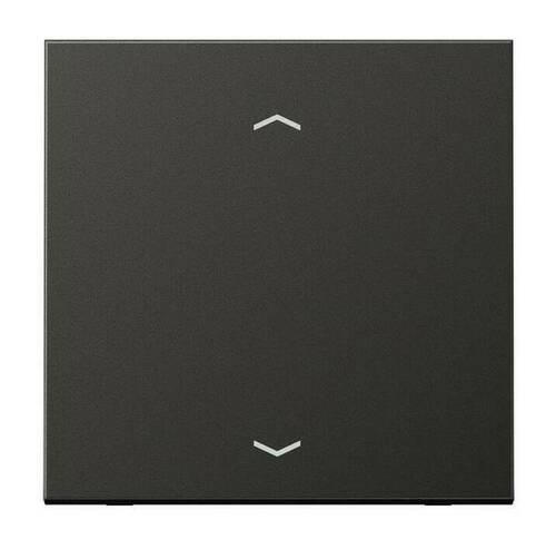 Накладка на жалюзийный выключатель Jung LS METAL, антрацит, AL1700PAN