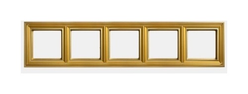 Рамка 5 постов Jung ECOPROFI DECO, золотой, EPD485GO